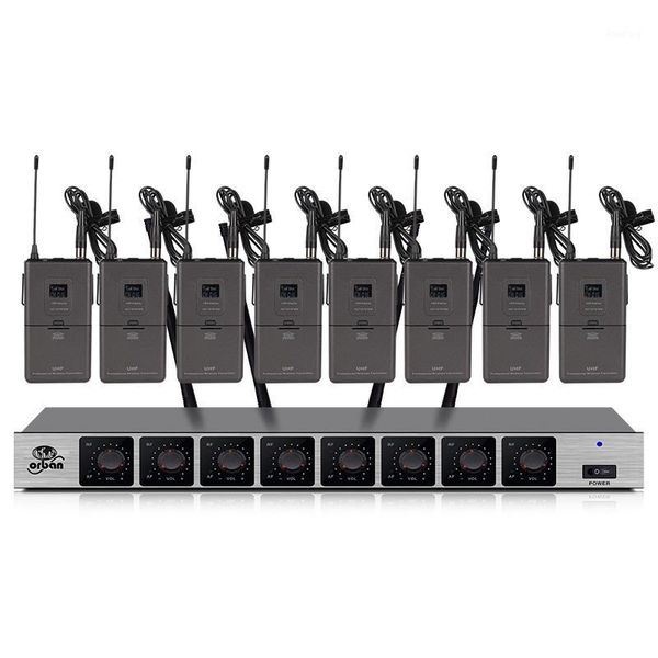 professional wireless microphone system with 8-channel lavalier microphone family ktv school outdoor stage wireless1
professional wireless microphone system with 8-channel lavalier microphone family ktv school outdoor stage wireless1