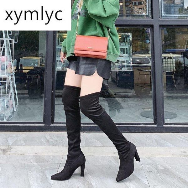 2020 boots female autumn winter new women high-heeled knee boots were thin plus velvet pointed suede thick with long, Black
2020 boots female autumn winter new women high-heeled knee boots were thin plus velvet pointed suede thick with long, Black