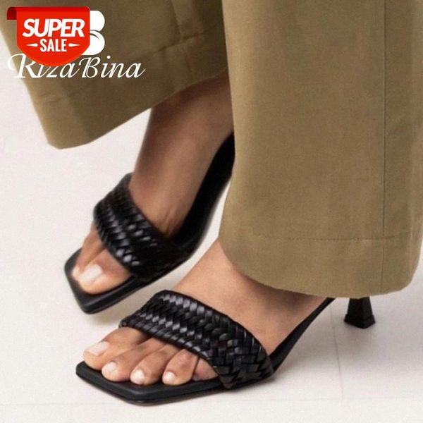 rizabina new fashion women real genuine leather sandals shoes open toe thin heel slip on ladies footwear size 34-40 #ma6c, Black
rizabina new fashion women real genuine leather sandals shoes open toe thin heel slip on ladies footwear size 34-40 #ma6c, Black
