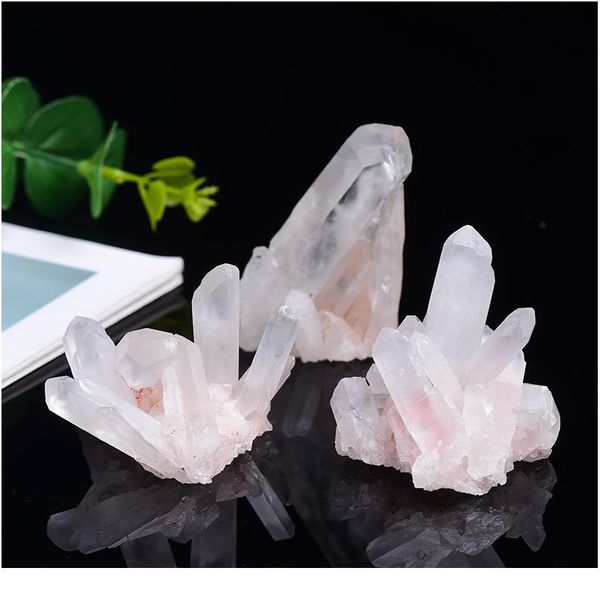 50-150g natural white crystal cluster quartz crystal health healing reiki stone raw point specimen home decor raw qylecu, Black
50-150g natural white crystal cluster quartz crystal health healing reiki stone raw point specimen home decor raw qylecu, Black