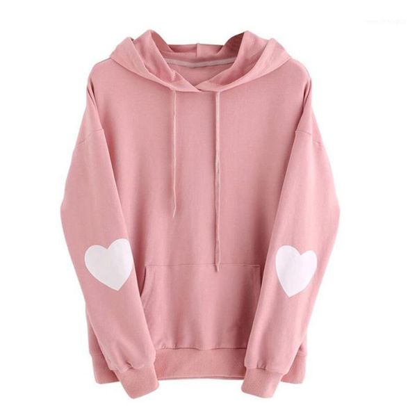 women's hoodies & sweatshirts fashion spring autumn long sleeve hooded women casual tracksuit heart print tie collar lady1, Black
women's hoodies & sweatshirts fashion spring autumn long sleeve hooded women casual tracksuit heart print tie collar lady1, Black