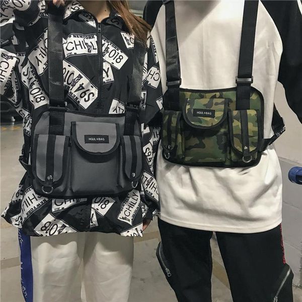 women fanny nylon harness chest rig waist pack kanye west punk canvas chest bags black mens hip hop streetwear tactical bag 503
women fanny nylon harness chest rig waist pack kanye west punk canvas chest bags black mens hip hop streetwear tactical bag 503