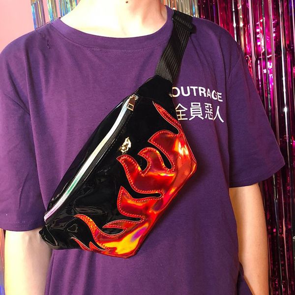 laser flame women's waist bag designer fanny pack hip hop belt bag female banana shoulder crossbody chest bags hip purse c1005
laser flame women's waist bag designer fanny pack hip hop belt bag female banana shoulder crossbody chest bags hip purse c1005