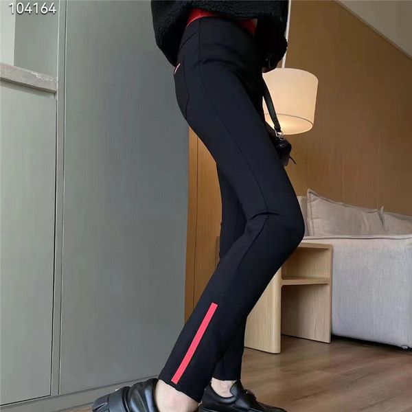 casual letter designer webbing pants women matching yarn dyed belt pant elastic waist tights plush leggings, Black;white
casual letter designer webbing pants women matching yarn dyed belt pant elastic waist tights plush leggings, Black;white