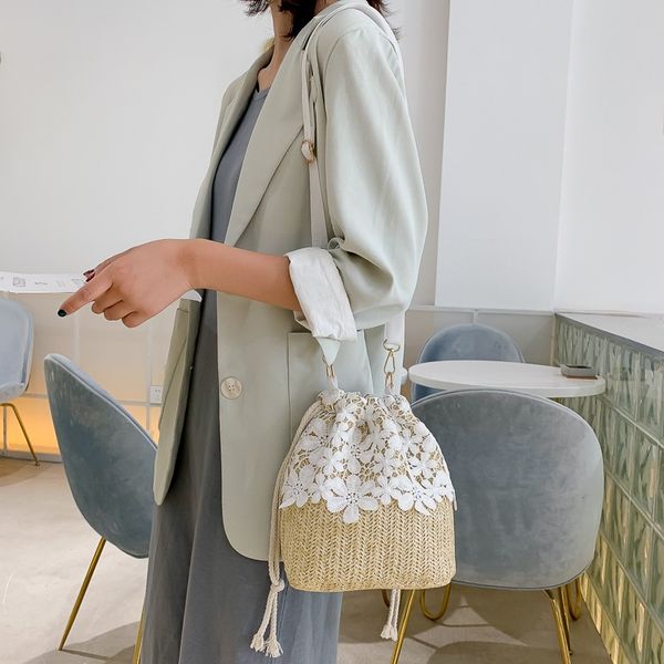 2019 new made shoulder woven bucket ins fashion trend lace side shoulder bag straw woven bag nwypg
2019 new made shoulder woven bucket ins fashion trend lace side shoulder bag straw woven bag nwypg