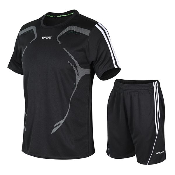 2021 new outdoor sport tracksuit men summer sweat suit mens quick dry breathable t shirt + shorts football jogging suits size s-5xl bvz1, Gray
2021 new outdoor sport tracksuit men summer sweat suit mens quick dry breathable t shirt + shorts football jogging suits size s-5xl bvz1, Gray