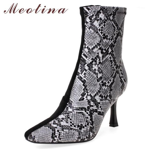 boots meotina women fall ankle snake print thin high heel short zipper square toe shoes female black plus size 33-431
boots meotina women fall ankle snake print thin high heel short zipper square toe shoes female black plus size 33-431
