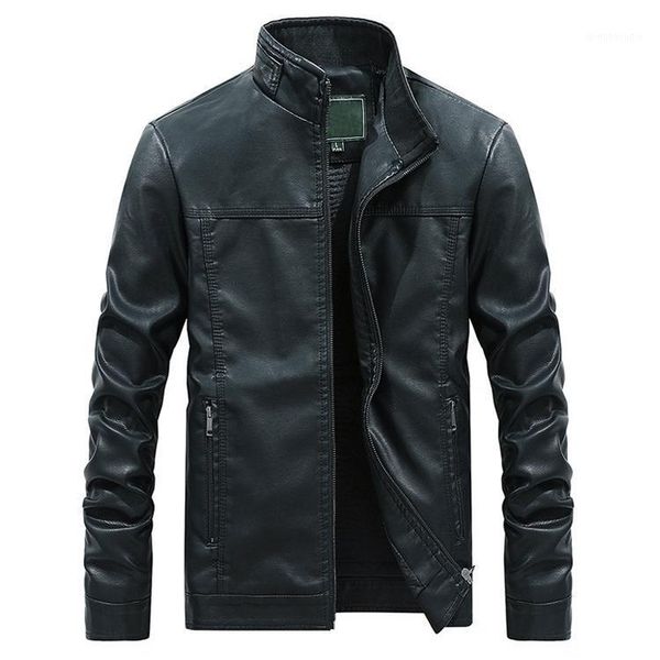 2020 new men's leather jacket autumn winter pu coats men brand clothing fashion business outerwear male coat j6t7101, Black
2020 new men's leather jacket autumn winter pu coats men brand clothing fashion business outerwear male coat j6t7101, Black