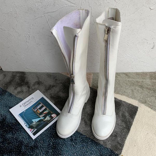 low heel bota feminina platform shoes women mid-calf botines mujer 2020 zapatos de mujer botas zipper leather boots women, Black
low heel bota feminina platform shoes women mid-calf botines mujer 2020 zapatos de mujer botas zipper leather boots women, Black