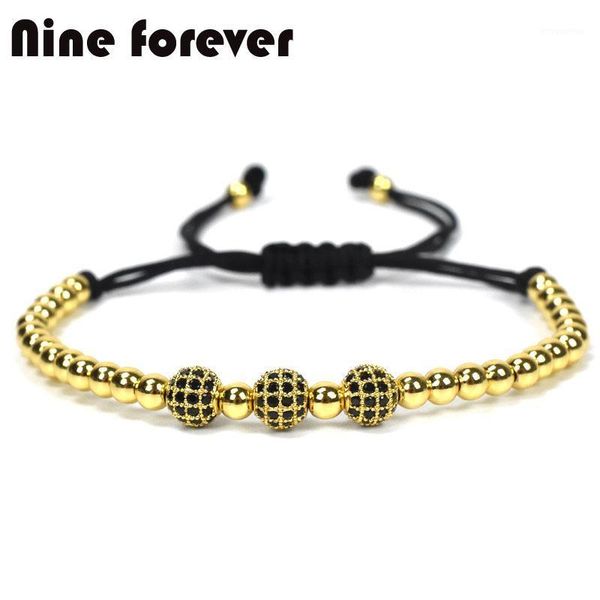 nine forever bileklik bracelet men jewelry braiding macrame ball charms bracelets for women pulseira masculina feminina mujer1, Golden;silver
nine forever bileklik bracelet men jewelry braiding macrame ball charms bracelets for women pulseira masculina feminina mujer1, Golden;silver