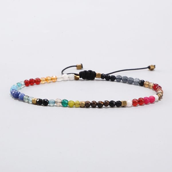 fine natural crystal healing point chakra handmade explosive 12 constellation lucky stone 3mm seven chakra bracelet fashion couple jewelry, Black
fine natural crystal healing point chakra handmade explosive 12 constellation lucky stone 3mm seven chakra bracelet fashion couple jewelry, Black