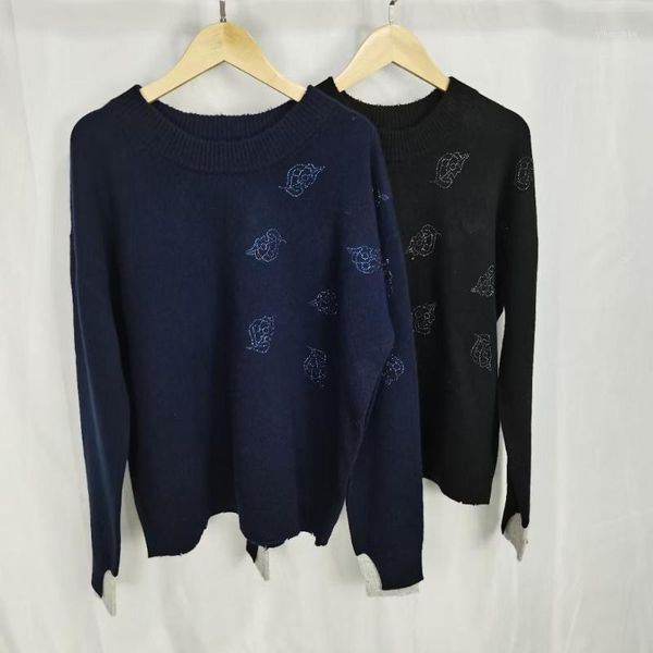 100% cashmere drilling women sweater long sleeve casual wild lady knit sweater pullover 1, White;black
100% cashmere drilling women sweater long sleeve casual wild lady knit sweater pullover 1, White;black