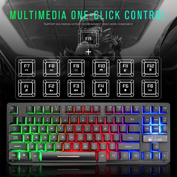 k16 87-key game mechanical feel keyboard usb wired backlight computer keyboard gaming computer accessories deskgame
k16 87-key game mechanical feel keyboard usb wired backlight computer keyboard gaming computer accessories deskgame