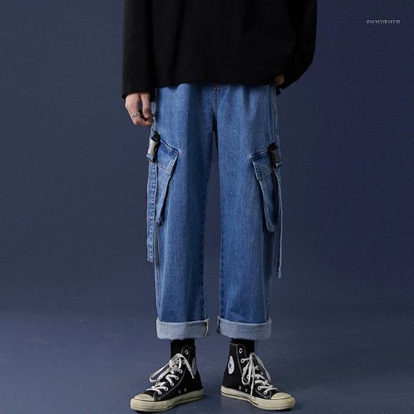 men's jeans 2021 autumn and winter men's solid color fashion work clothes straight tube big pocket trendy pants size -2xl1, Blue
men's jeans 2021 autumn and winter men's solid color fashion work clothes straight tube big pocket trendy pants size -2xl1, Blue