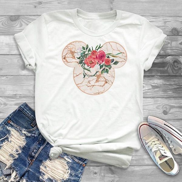 summer fashion women tshirt cartoon flower ear print tee shirt casual loose female t-shirts clothes femme, White
summer fashion women tshirt cartoon flower ear print tee shirt casual loose female t-shirts clothes femme, White
