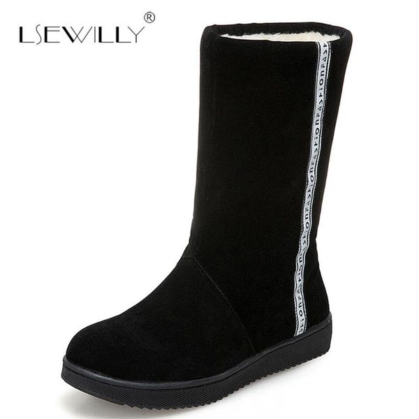 lsewilly new warm snow boots women mid calf boots winter flat heel womens 2020 round toe women shoes s784, Black
lsewilly new warm snow boots women mid calf boots winter flat heel womens 2020 round toe women shoes s784, Black