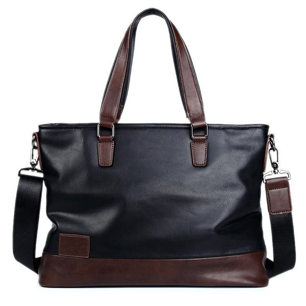 men pu leather casual handbag high-quality business briefcase simple shoulder bag
men pu leather casual handbag high-quality business briefcase simple shoulder bag