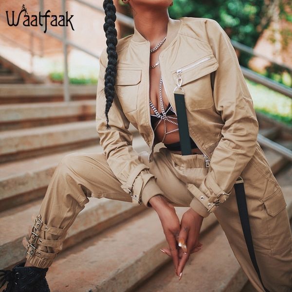 outerwear crop bomber jacket women patch long sleeve autumn jacket female pocket pin buckle zipper streetwear jacket t200212, Black;brown
outerwear crop bomber jacket women patch long sleeve autumn jacket female pocket pin buckle zipper streetwear jacket t200212, Black;brown