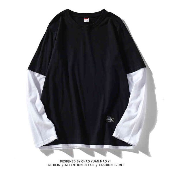 autumn fashion spring two-piece shirt the neck of men in long casual t-shirt for man tees gu79, White;black
autumn fashion spring two-piece shirt the neck of men in long casual t-shirt for man tees gu79, White;black