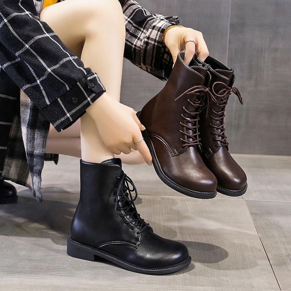 shoes woman flat boots winter footwear round toe booties ladies boots-women low rock 2020 black mid calf autumn mid-calf
shoes woman flat boots winter footwear round toe booties ladies boots-women low rock 2020 black mid calf autumn mid-calf