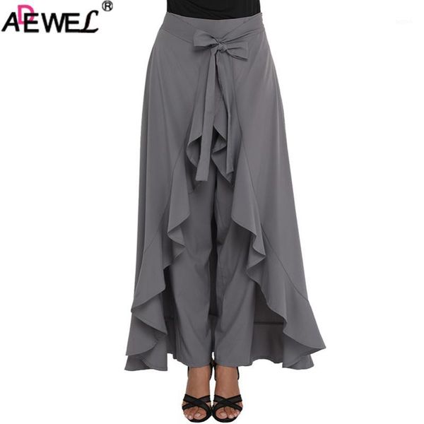 adewel 2018 new chic chiffon women maxi skirt & pants tie waist ruffle skirted palazzo pants solid elegant culotte black gray1
adewel 2018 new chic chiffon women maxi skirt & pants tie waist ruffle skirted palazzo pants solid elegant culotte black gray1