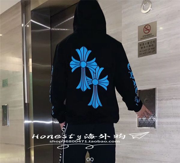 chromehearts croxin horseshoe blue cross flower arm men's and women's sweater hoodie, Black
chromehearts croxin horseshoe blue cross flower arm men's and women's sweater hoodie, Black