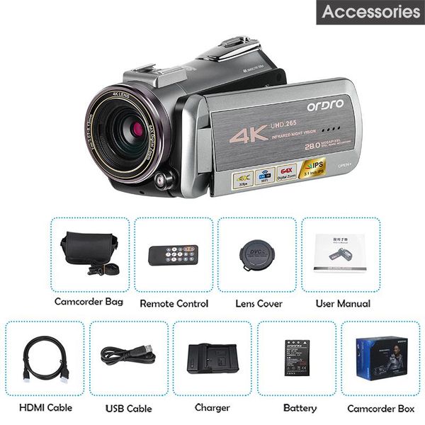 camcorders ordro az50 video camera 30fps night vision 4k camcorder h.265 format support stereo microphone gps receiver digital cameras lens
camcorders ordro az50 video camera 30fps night vision 4k camcorder h.265 format support stereo microphone gps receiver digital cameras lens