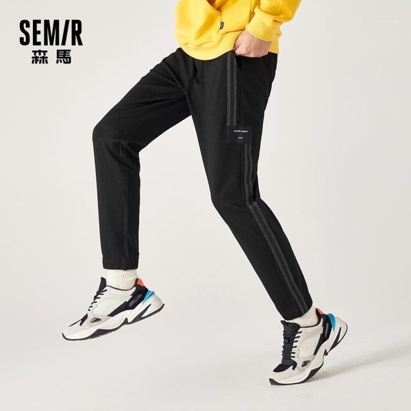 semir winter new casual trousers men's webbing stitching trendy sports jogging pants elastic fashion pants1, Black
semir winter new casual trousers men's webbing stitching trendy sports jogging pants elastic fashion pants1, Black