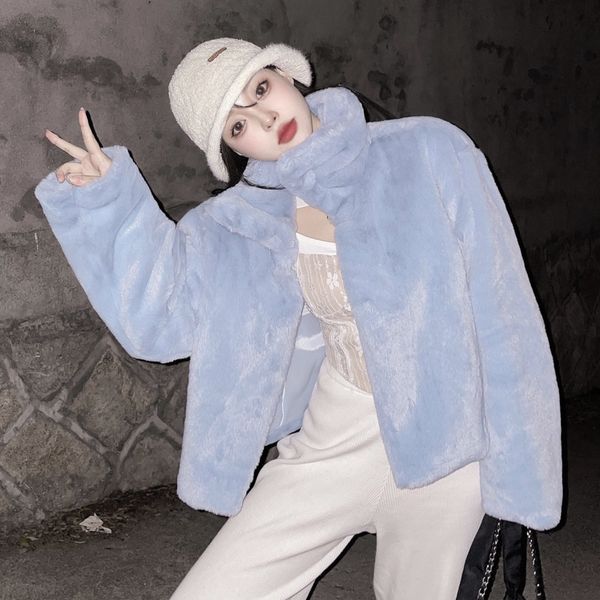 costumes plush jacket women retro loose wild stand-up collar temperament ladies blue jacket 2021 autumn and winter new dress elegant xb, Black
costumes plush jacket women retro loose wild stand-up collar temperament ladies blue jacket 2021 autumn and winter new dress elegant xb, Black