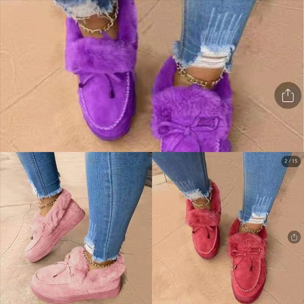 areos fashion winter new round head fur rabbit baotou fur slippers female solid color casual plush plus velvet home slippers yarn snow, Black
areos fashion winter new round head fur rabbit baotou fur slippers female solid color casual plush plus velvet home slippers yarn snow, Black