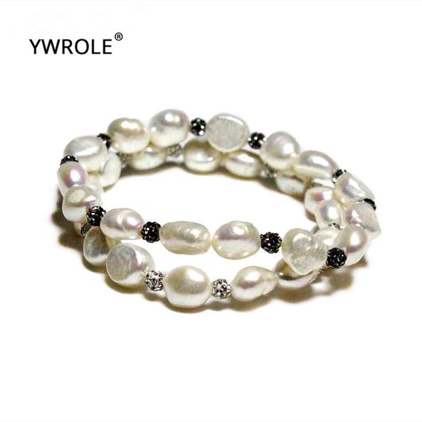 wholesale natural white freshwater pearl crystal beads friendship bracelets rhinestone bangles for women fashion jewelry gift, Black
wholesale natural white freshwater pearl crystal beads friendship bracelets rhinestone bangles for women fashion jewelry gift, Black