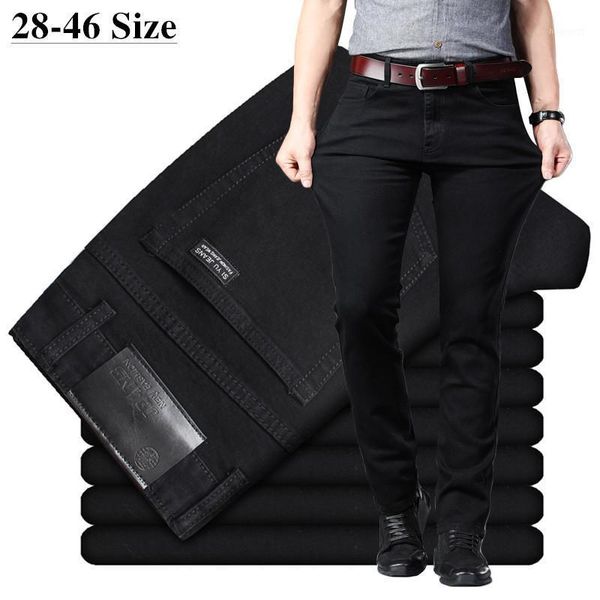 men's classic black jeans elastic slim fit denim jean trousers male plus size 40 42 44 46 business casual pants brand1, Blue
men's classic black jeans elastic slim fit denim jean trousers male plus size 40 42 44 46 business casual pants brand1, Blue