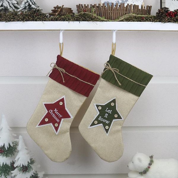 christmas decorations stockings socks santa claus candy gift bag five-pointed star for home festival party ornaments1
christmas decorations stockings socks santa claus candy gift bag five-pointed star for home festival party ornaments1