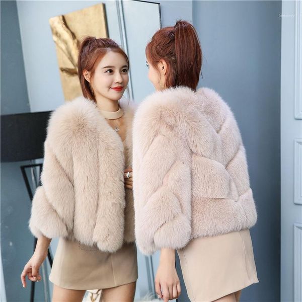 women 2021 autumn winter fake fur jacket female fluffy faux fur coat thick warm outerwear streetwear casaco feminino c1101, Black
women 2021 autumn winter fake fur jacket female fluffy faux fur coat thick warm outerwear streetwear casaco feminino c1101, Black