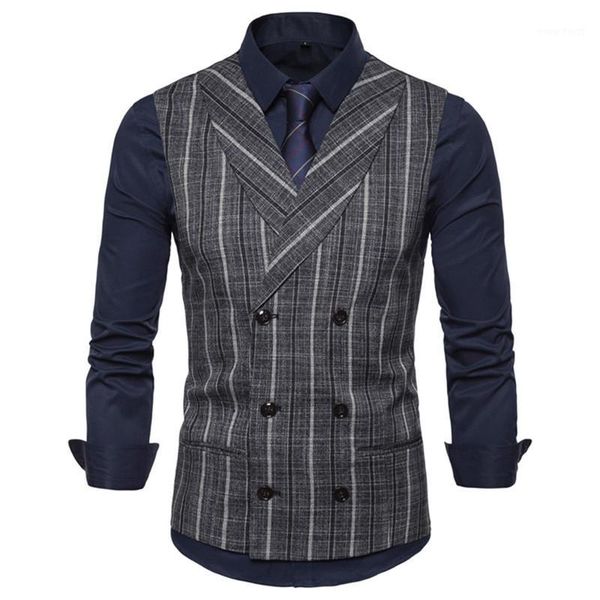 mens stripe plaid formal blazer vests casual double breasted v-neck fashion s-2xl male england style casual vests eur size1, Black;white
mens stripe plaid formal blazer vests casual double breasted v-neck fashion s-2xl male england style casual vests eur size1, Black;white