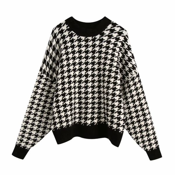2021 new women knitting sweater femme o-neck long sleeve high street lady hjrv, White;black
2021 new women knitting sweater femme o-neck long sleeve high street lady hjrv, White;black