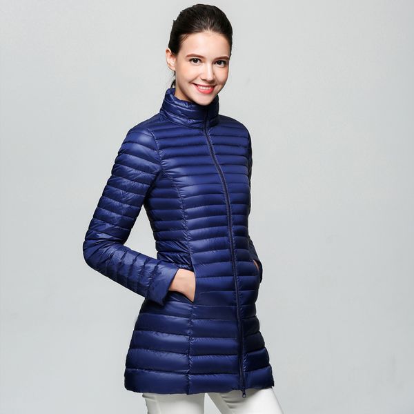 2021 new ultra light long winter down jacket women slim portable windproof warm coat slb3, Black
2021 new ultra light long winter down jacket women slim portable windproof warm coat slb3, Black