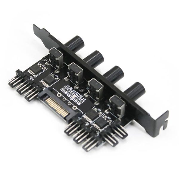 fans & coolings computer case fan hub regulator dc 12v 8 way 4 knob sata/3pin speed controller control cooling for pc
fans & coolings computer case fan hub regulator dc 12v 8 way 4 knob sata/3pin speed controller control cooling for pc