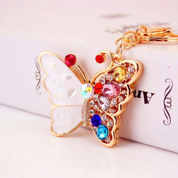 lovely new fashion crystal charm butterfly fly pendant purse bag car key ring keychain party wedding birthday exquisite a954, Silver
lovely new fashion crystal charm butterfly fly pendant purse bag car key ring keychain party wedding birthday exquisite a954, Silver
