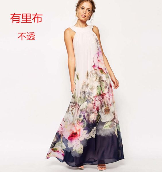 long printed evening floral drs new, Black;gray 
long printed evening floral drs new, Black;gray