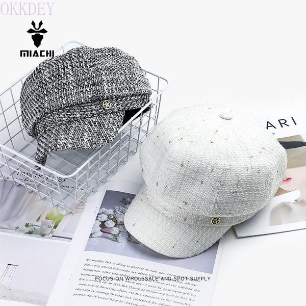 beanie/skull caps korean style graceful octagonal hat female spring and autumn painter japanese fashion face small simple sweet, Blue;gray
beanie/skull caps korean style graceful octagonal hat female spring and autumn painter japanese fashion face small simple sweet, Blue;gray