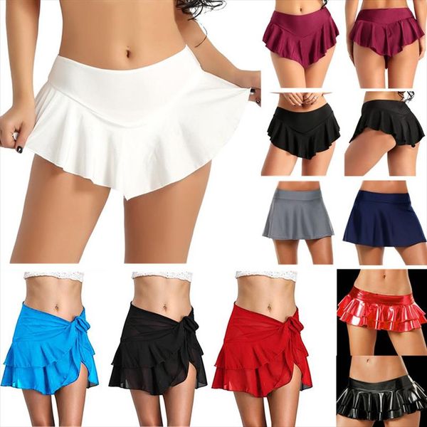 short mini skirt tennis skirt women micro mini dance clubwear metallic pleated 3 colors, Black
short mini skirt tennis skirt women micro mini dance clubwear metallic pleated 3 colors, Black