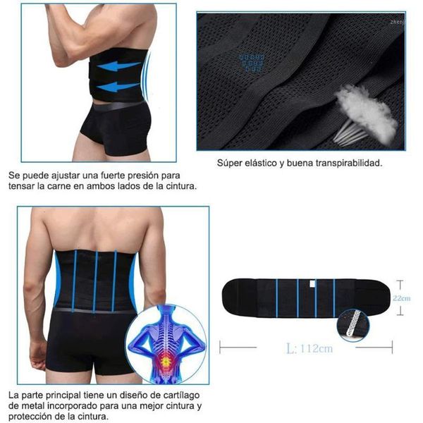 waist support back belt lumbar brace adjustable strap fitness warm protector sports classic accessaries supplies parts1, Black;gray
waist support back belt lumbar brace adjustable strap fitness warm protector sports classic accessaries supplies parts1, Black;gray