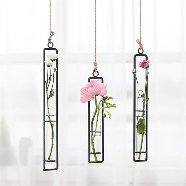 creative wall hanging flower vase iron glass hydroponics planter pot transparent hanging flower bottle home ornament decoration
creative wall hanging flower vase iron glass hydroponics planter pot transparent hanging flower bottle home ornament decoration