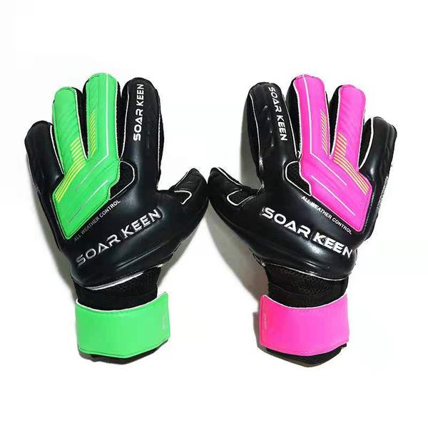 20 cross-border goalkeeper gloves football goalkeeper gloves thick non-slip 4mm latex with removable finger guard, Black
20 cross-border goalkeeper gloves football goalkeeper gloves thick non-slip 4mm latex with removable finger guard, Black