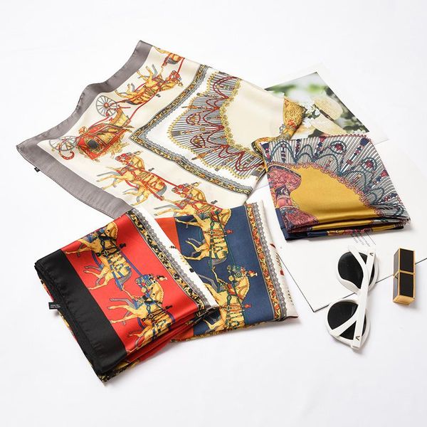 luxury new pattern horse 70x70cm women square scarf all-match wraps elegant floral spring head neck hair tie band neckerchief, Blue;gray
luxury new pattern horse 70x70cm women square scarf all-match wraps elegant floral spring head neck hair tie band neckerchief, Blue;gray