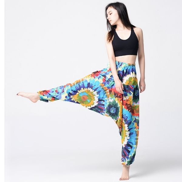women thai indian harem pants cotton linen print boho festival hippie trousers baggy loose elastic waist national style lantern y200418, Black;white
women thai indian harem pants cotton linen print boho festival hippie trousers baggy loose elastic waist national style lantern y200418, Black;white