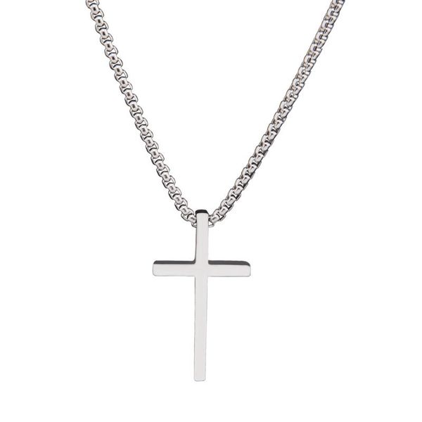 s2802 fashion jewelry cross necklace titanium steel men women hip-hop choker necklace, Silver
s2802 fashion jewelry cross necklace titanium steel men women hip-hop choker necklace, Silver