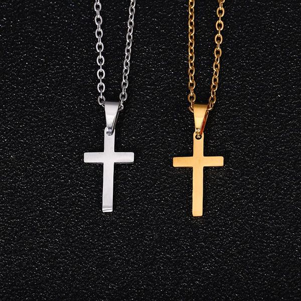pendant necklaces small size christian jesus cross necklace stainless steel gold/steel prayer choker pendants women religious jewelry, Silver
pendant necklaces small size christian jesus cross necklace stainless steel gold/steel prayer choker pendants women religious jewelry, Silver