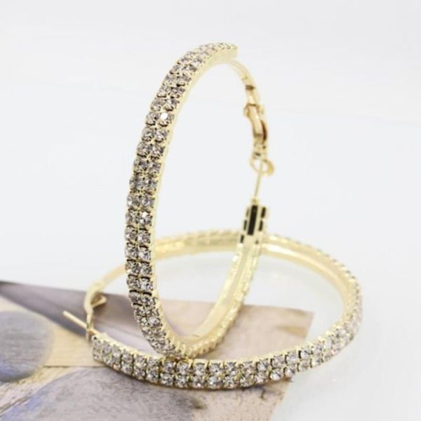 hoop & huggie pinksee design fashion charm crystal earrings round shiny rhinestone big earring jewelry for women, Golden;silver
hoop & huggie pinksee design fashion charm crystal earrings round shiny rhinestone big earring jewelry for women, Golden;silver